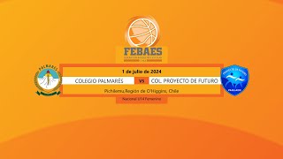 Colegio Palmarés vs Colegio Proyecto de Futuro  Nacional U14 FemeninoPichilemu Chile 2024 [upl. by Servais]