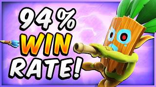 94 WIN RATE BROKEN LOG BAIT DECK — Clash Royale [upl. by Prissie332]