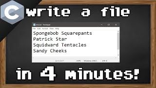 C writing files✍️ [upl. by Ag]