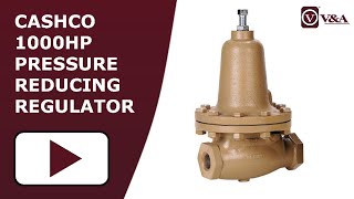 Cashco  1000HP Pressure Reducing Regulator [upl. by Ahsir]