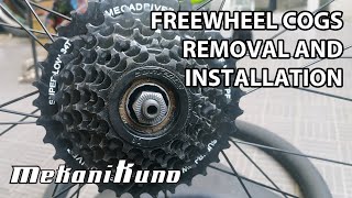 7 Speed Freewheel Cogs Removal and Installation [upl. by Nel]