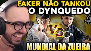 paiN x T1 o DIA que o BRASIL AMASSOU a SKT por 5 min MUNDIAL DA ZUEIRA  WORLDS 2024 MYLON REACT [upl. by Corinna713]