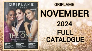 Oriflame November 2024 full catalogue [upl. by Llenram]