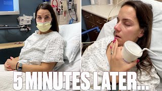 GOING UNDER ANESTHESIA FOR THE FIRST TIME SINCE SHE WAS A TEENAGER  HILARIOUS REACTION [upl. by Phillipe642]