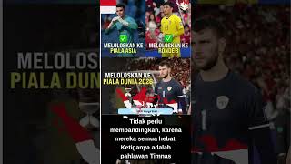 Tidak perlu membandingkan karena mereka semua hebat Ketiganya adalah pahlawan Timnas shortsvideo [upl. by Sigrid422]