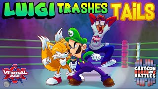 Luigi Trashes Tails  Cartoon Beatbox Battles [upl. by Somerville]