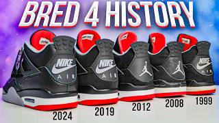 Air Jordan 4 Bred Collection Review  History [upl. by Yewed353]