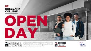 IIE Rosebank College Open Day  September 2024 [upl. by Con974]