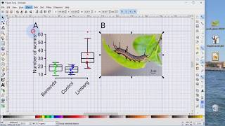 Inkscape for scientists  05  Importing an image picture into a data figure [upl. by Affer]