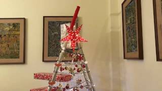 Creative DIY Ladder Christmas Tree [upl. by Akinat]