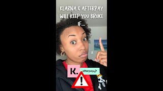 Klarna amp Afterpay Can Keep You Broke shorts [upl. by Rise416]