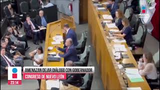 Diputados y gobierno del estado siguen en confrontación política  Noticias MTY con Claudia Ovalle [upl. by Zoara]