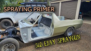 USING A 60 HVLP EBAY SPRAYGUN [upl. by Caralie955]