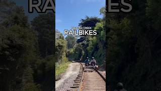 Rail bikes in Fort Bragg California explorecalifornia railbike fortbragg californiaadventure [upl. by Julieta]