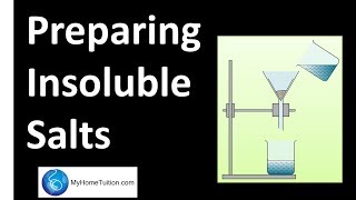 Preparing Insoluble Salts  Acid Base and Salt [upl. by Lib]