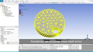 Ansys Workbench  Troubleshoot Mesh Errors  FEA  Finite Element Analysis [upl. by Atsira475]