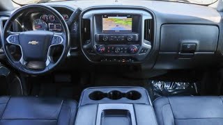 2016 Chevy Silverado 1500 LTZ Z71 4x4 MIDNIGHT EDITION 53L VORTEC V8  INTERIOR utahcountydiesels [upl. by Iinden414]