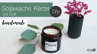 DIY  SCENTED CANDLE   Duftkerze  hochwertige SojawachsKerzen selber machen SoyWaxCandle [upl. by Karp]