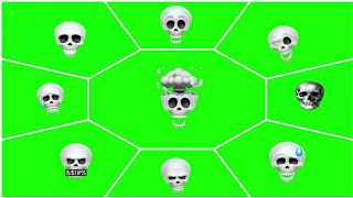 Green Screen skull meme template II Trending skull meme template [upl. by Sumedocin]