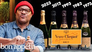 Sommelier Tastes the Same Champagne at Different Ages 19732023  World of Wine  Bon Appétit [upl. by Allehs]