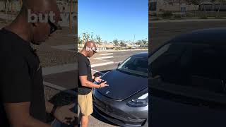 Attempting to Drive a Tesla Model 3 With The Frunk Open tesla shorts [upl. by Shiri186]