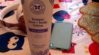 Honest Company Face amp Body Lotion Lavender Cruelty Free REVIEW [upl. by Enahpad43]