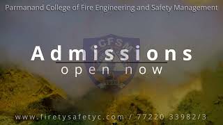 Hurry Admission Open for Fire and Safety Course at PCFSM [upl. by Alexina]