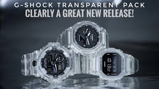 GShock Transparent Pack  Unboxing and First Look [upl. by Norrej606]