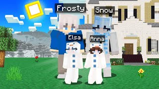 Frosty has Twins in Minecraft Merge city episode 8 [upl. by Esiuqcaj]