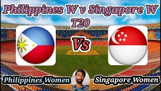 Philippines Women v Singapore Women  3rd T20I  Singapore Women tour of Philippines [upl. by Urquhart233]