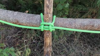 How to Tie the Most Useful Knots in the World Woodland Zip Tie and Constrictor Knot [upl. by Melvyn]