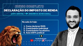 30 Como declarar INSS pago no Imposto de Renda [upl. by Lamak]