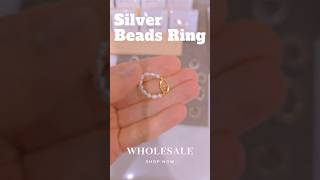 Silver Beads Rings series from KOREA wholesale market [upl. by Myer]