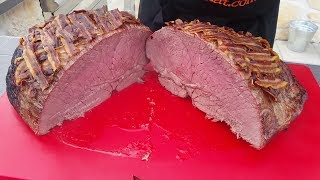 65 Kg Rinderbraten am Stück vom Kamadogrill  Steakthatcom [upl. by Aikenahs]