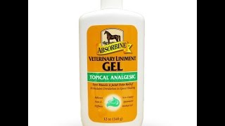 Absorbine Vet Liniment Gel [upl. by Alurta]