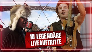 10 legendäre Liveauftritte [upl. by Ynohtnakram37]