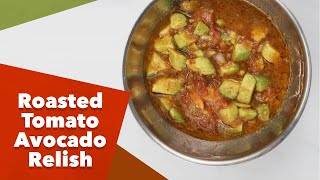 Keto Roasted Tomato Avocado Relish Recipe [upl. by Ailec754]