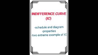 Indifference curve notes📝 [upl. by Pihc]