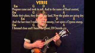 Seminole Wind  Mandolin Cover Lesson with ChordsLyrics [upl. by Balthazar]