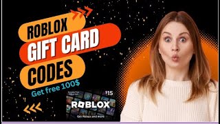 Get New Roblox Gift Card Giveaway FREE ROBLOX 100  🤑 [upl. by Ellicott318]