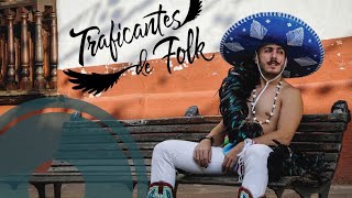 Traficantes de Folk  Los Agachados  Flor de Piña Lyrics Video [upl. by Anatol638]