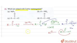 Which are related with Curtius rearrangement [upl. by Evyn]