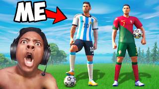 I Created Ronaldo amp Messi Skins for IShowSpeed Fortnite [upl. by Clifford]