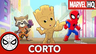 Aventuras de Super Héroes de Marvel  Temporada 4  Compilado de Cortos 4 [upl. by Diantha220]