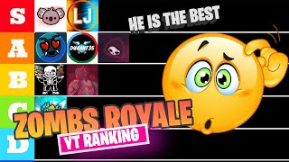 Zombs Royale  Ranking Youtubers [upl. by Papke]