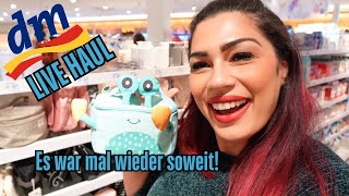 🛍 DM Live Haul 🛍 l Es war mal wieder soweit l Drogerie DM Haul l Elanhelo [upl. by Ajnotal]