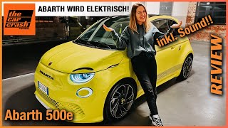 Abarth 500e im Test 2023 Das musst du zum elektrischen Abarth wissen Review  Sound  Fiat 500 e [upl. by Arem321]