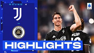 JuventusSpezia 20  Vlahovic and Milik score in Juve win Goals amp Highlights  Serie A 202223 [upl. by Elmira]