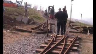 TRACK LAYING AT WOODY BAY [upl. by Bohlen10]