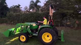 3038e backyard John Deere fun [upl. by Qiratla]